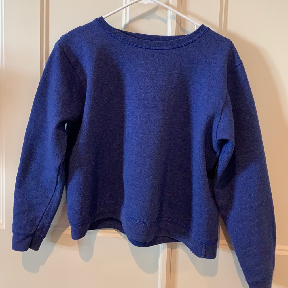 Blue Hanes Crewneck